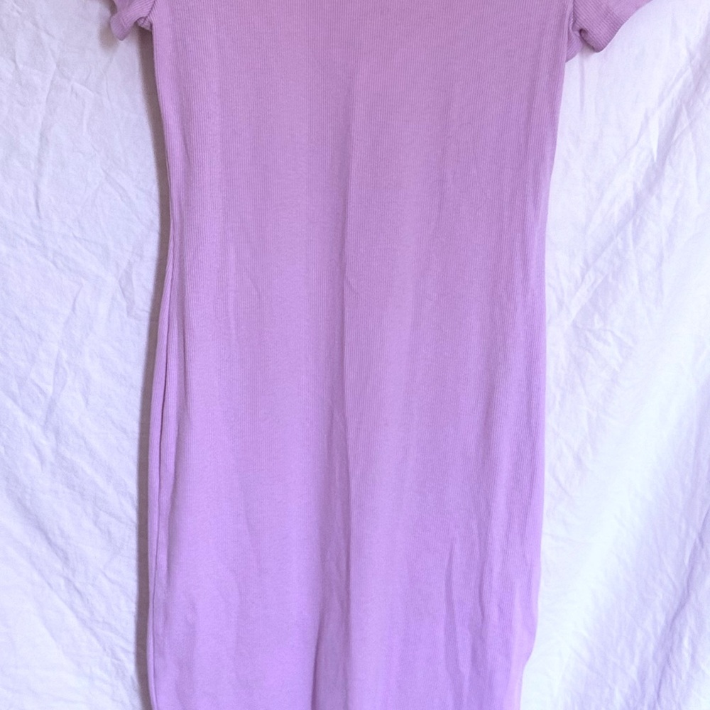 No Boundaries Light Purple Midi Dress